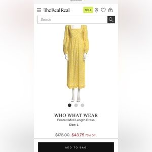 Who what wear size xs dress